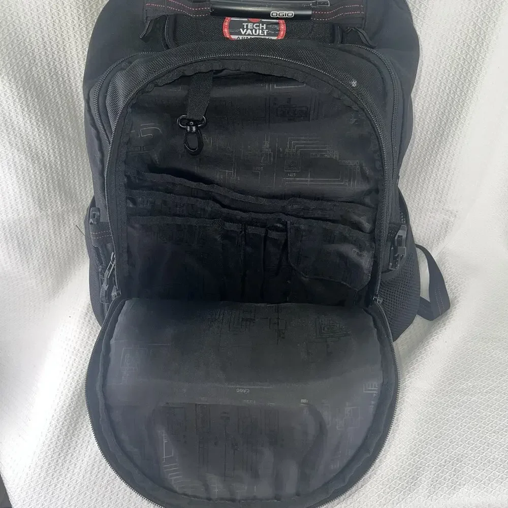 OGIO Black Laptop Backpack Checkpoint Friendly NWT EideBally Business Bag